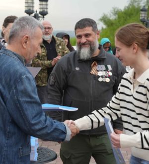 Ветераны СВО приняли участие в акции «Ночь музеев» на «Красной горке»