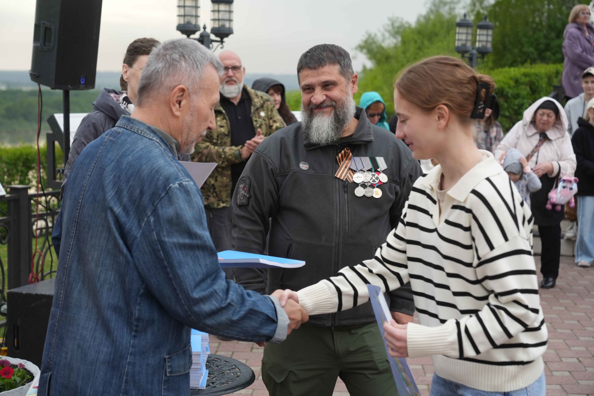 Ветераны СВО приняли участие в акции «Ночь музеев» на «Красной горке»