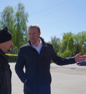 Мэр Кемерова рассказал о ходе ремонта стелы и Доски почеты в Кировском районе