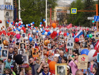 417 тысяч кузбассовцев присоединились к «Бессмертному полку»