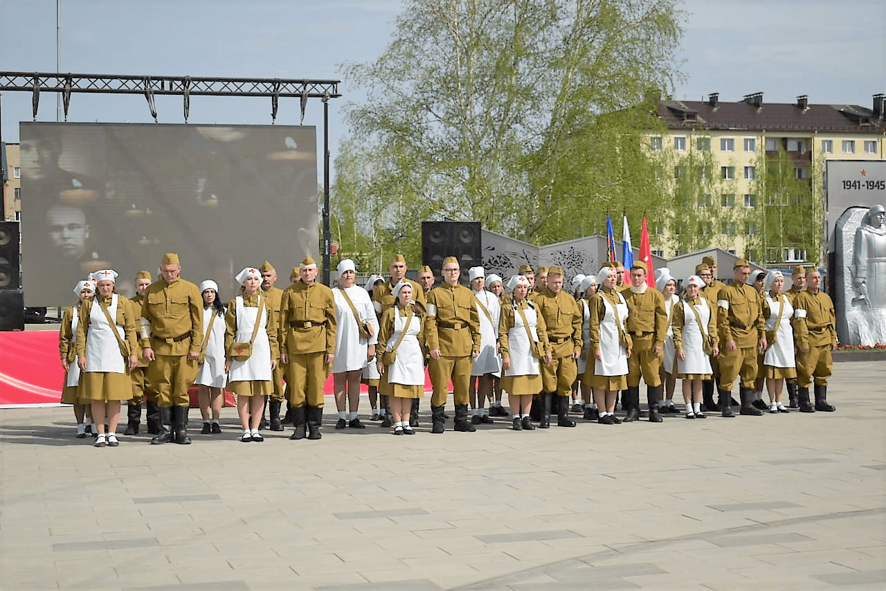 По всему Кузбассу проходят мероприятия в честь 80-летия Победы