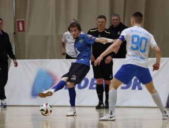Мини-футбольный «Кузбасс» сегодня проведет решающий матч за выход в полуфинал Высшей лиги