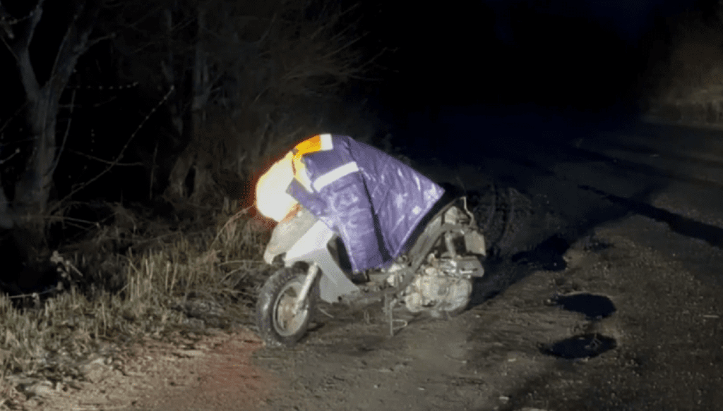 В Новокузнецке сотрудники ГИБДД поймали трех несовершеннолетних мотоциклистов