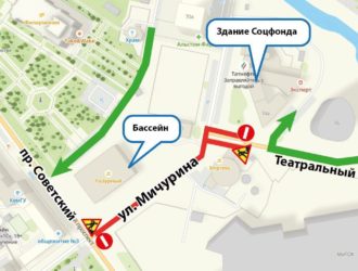 В Кемерове закроют выезд с Театрального моста