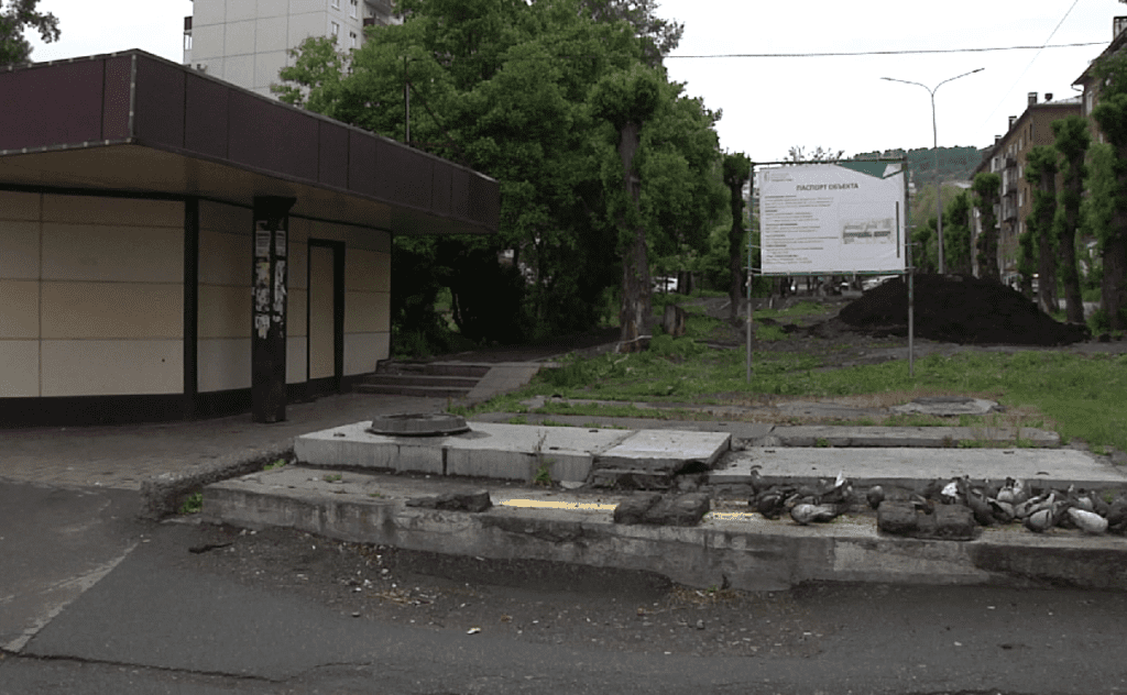 В Новокузнецке обновят сквер на улице Метелкина