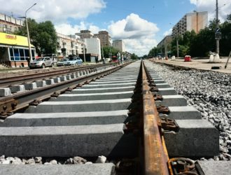 В Новокузнецке на Запсибе завершают капремонт трамвайных путей