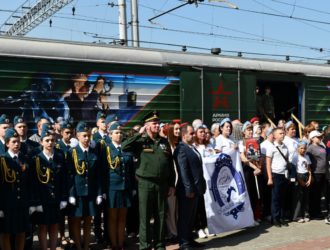 В Новокузнецк прибыл агитационный поезд