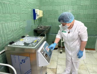 В Прокопьевскую городскую больницу поступило новое оборудование для эндоскопов
