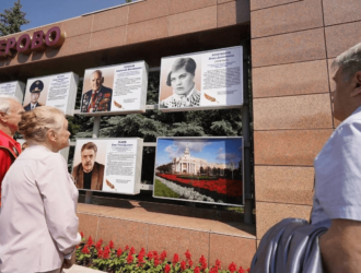 На стеле «Почетные граждане города Кемерово» появился портрет Веры Волошиной