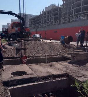 В Новокузнецке завершили ремонт водопровода в районе Левобережного водозабора