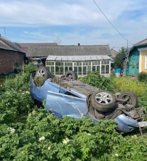 Автокульбит в чужой огород закончился арестом для пьяного водителя в Прокопьевске