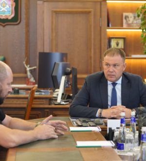 Илья Середюк встретился с председателем Кузбасского союза ветеранов СВО
