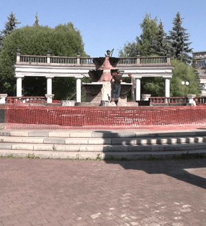 В Новокузнецке преображают один из городских фонтанов