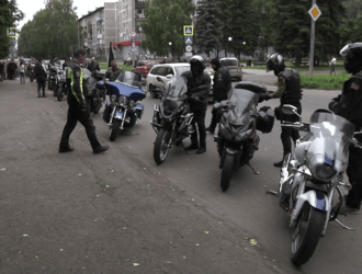 В Новокузнецке стартовал мотопробег до Воронежа, посвященный 80-летию Победы