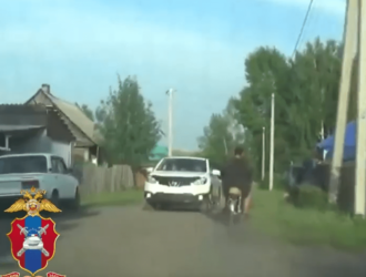 Юный «бесправник» на мопеде устроил погоню в Ленинске-Кузнецком