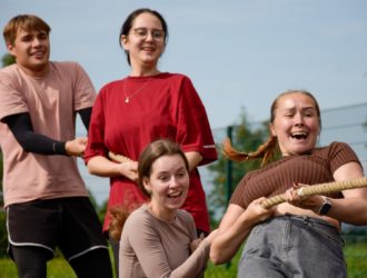 Студенческие отряды Кузбасса работают в аэропорту города Санкт-Петербург