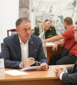 Илья Середюк провел прием участников СВО и их родных в Кемерове