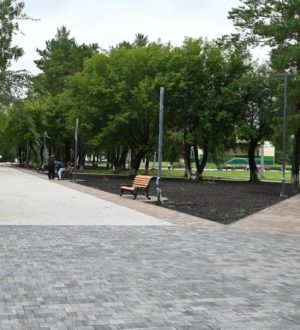 В Белове завершается первый этап благоустройства сквера «Школьный»