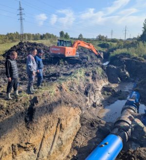 В Белове не смогли запустить новый участок магистрального водовода из-за аварии