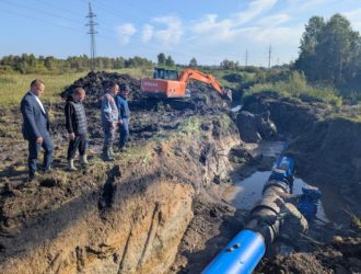 В Белове не смогли запустить новый участок магистрального водовода из-за аварии