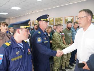 Губернатор Кузбасса встретился с волонтерами отряда «Мы вместе» в Промышленновском районе