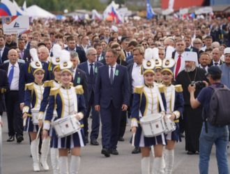 Илья Середюк поздравил горняков Северо-Кузбасской агломерации с Днем шахтера