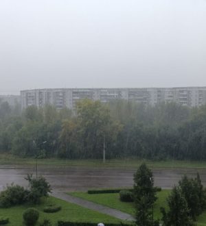 Из-за штормового ветра в Новокузнецке часть жителей осталась без света