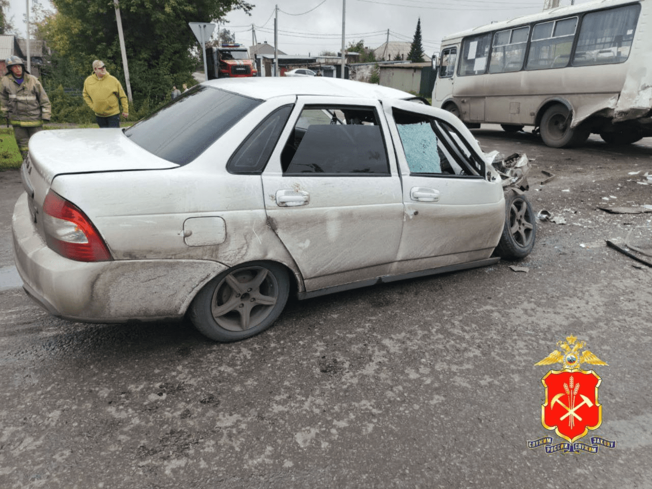 В Киселевске произошло смертельное ДТП с рейсовым автобусом