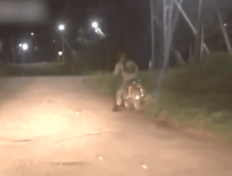 В Топках инспекторы ДПС поймали пьяного юного мопедиста
