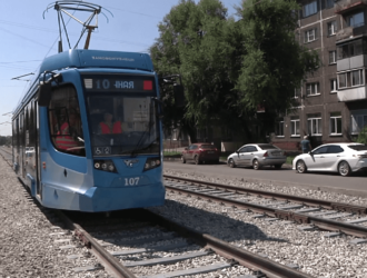 В Новокузнецке трамвайный маршрут №10 вернулся на линию