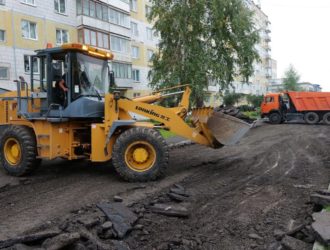 Почтовый проезд начали ремонтировать в Кемерове