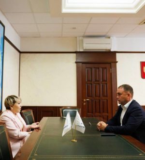 Илья Середюк провел рабочую встречу с сопредседателем  ВАРМСУ Ириной Гусевой