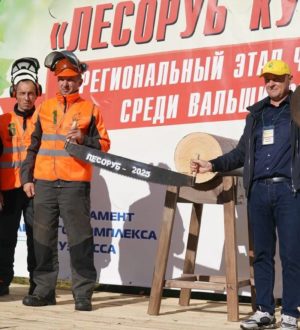 Лучшим вальщиком леса Кузбасса стал лесоруб из Промышленновского округа