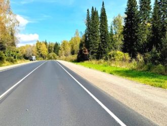 На подъезде к столице Кузбасса отремонтировали сложный участок трассы «Сибирь»