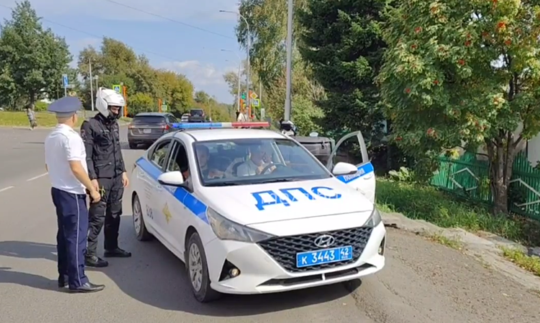 В Кемерове остановили пьяного водителя на квадроцикле