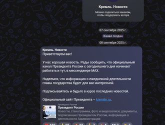 В MAX начал работу канал президента России