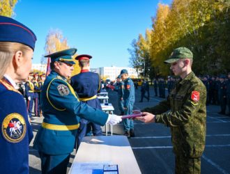 Кузбасские кадеты приняли торжественную клятву