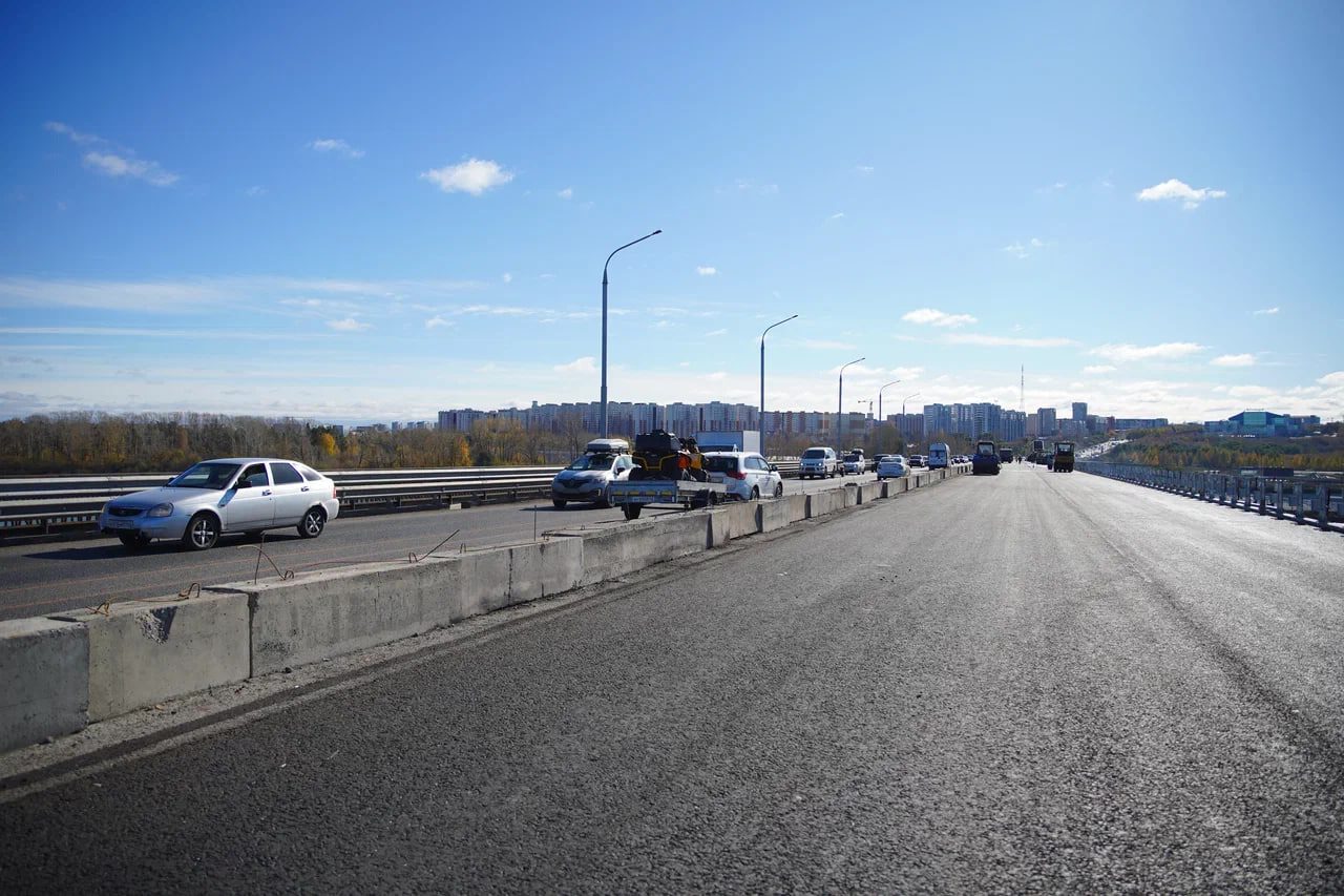 В Кемерове движение по Кузбасскому мосту откроют в ночь с 3 на 4 октября
