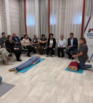 Оказывать первую помощь учили в кузбасском филиале фонда «Защитники Отечества»