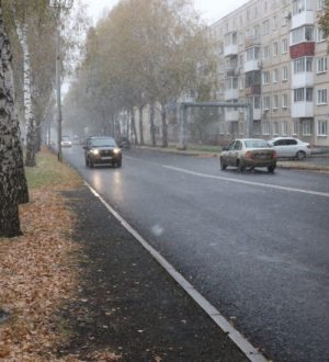На одной из улиц в Ленинском районе Кемерова отремонтировали дорогу