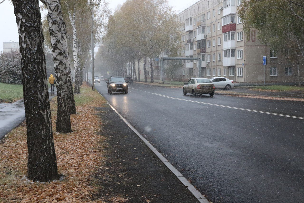 На одной из улиц в Ленинском районе Кемерова отремонтировали дорогу