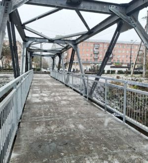 В Новокузнецке завершили строительство моста в Дальнем Куйбышеве