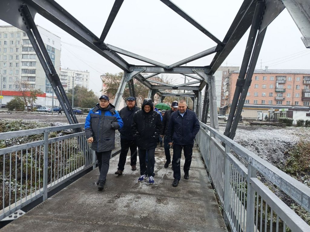 В Новокузнецке завершили строительство моста в Дальнем Куйбышеве