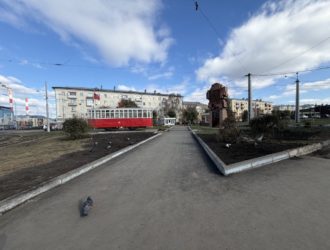 В Кемерове благоустроили территорию в районе КЭМЗа