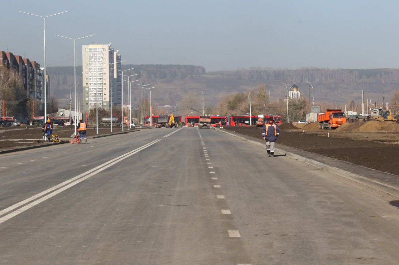 В Кемерове новый участок Комсомольского проспекта откроют в ноябре
