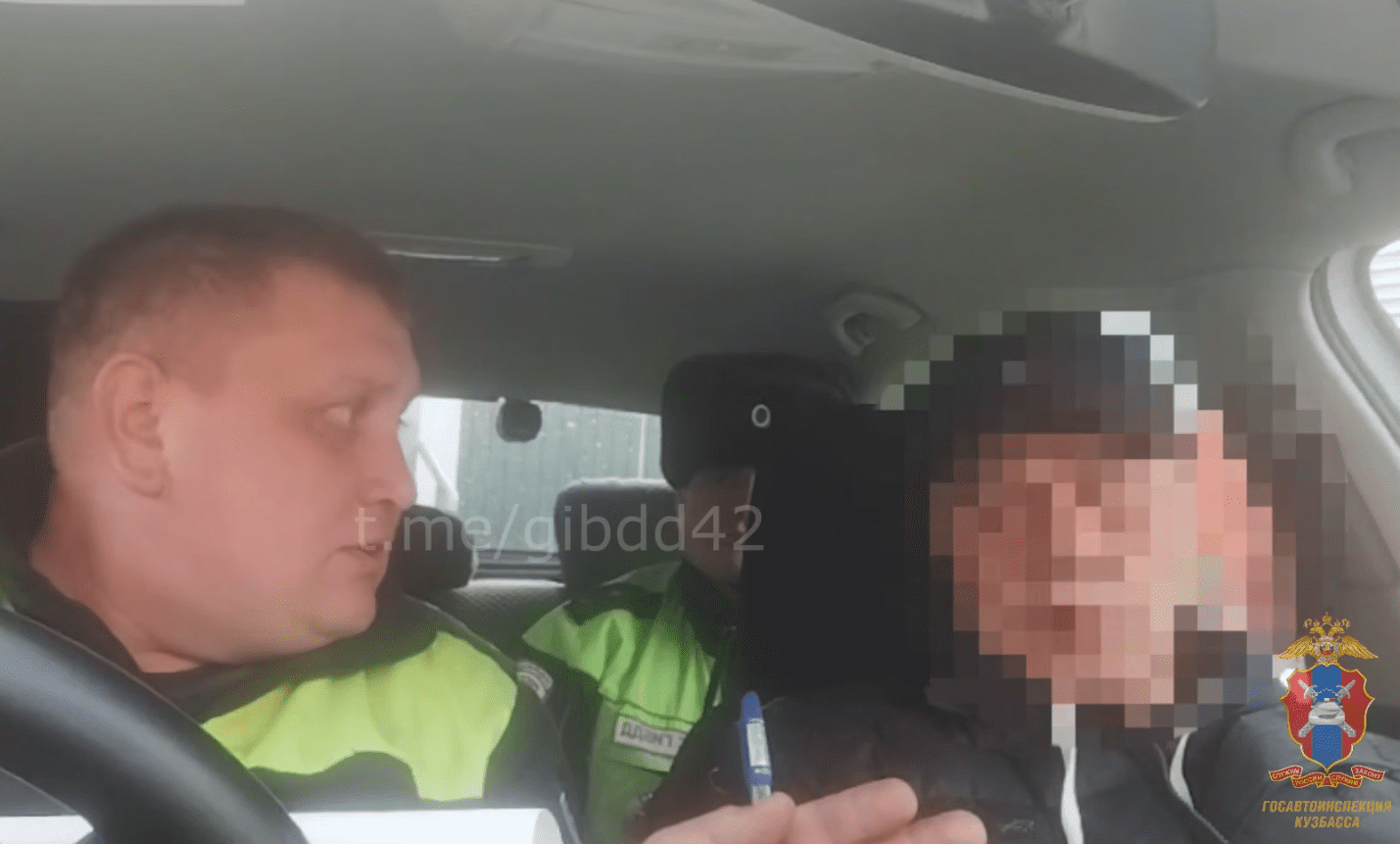 В Кемерове поймали водителя с признаками опьянения