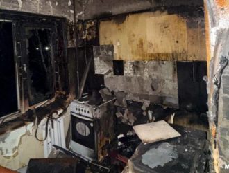 В Юргинском округе огнеборцы спасли на пожаре трех человек