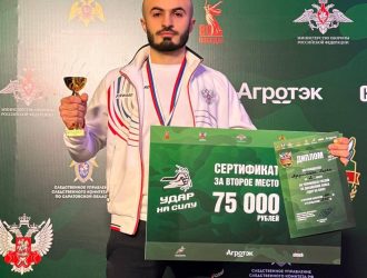 Кузбасский боксер взял серебро первого чемпионата России по удару на силу