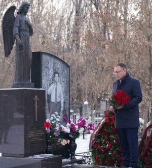 Илья Середюк почтил память ушедшего из жизни два года назад Амана Тулеева