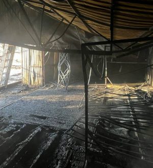 Салон ритуальных услуг сгорел в Новокузнецке